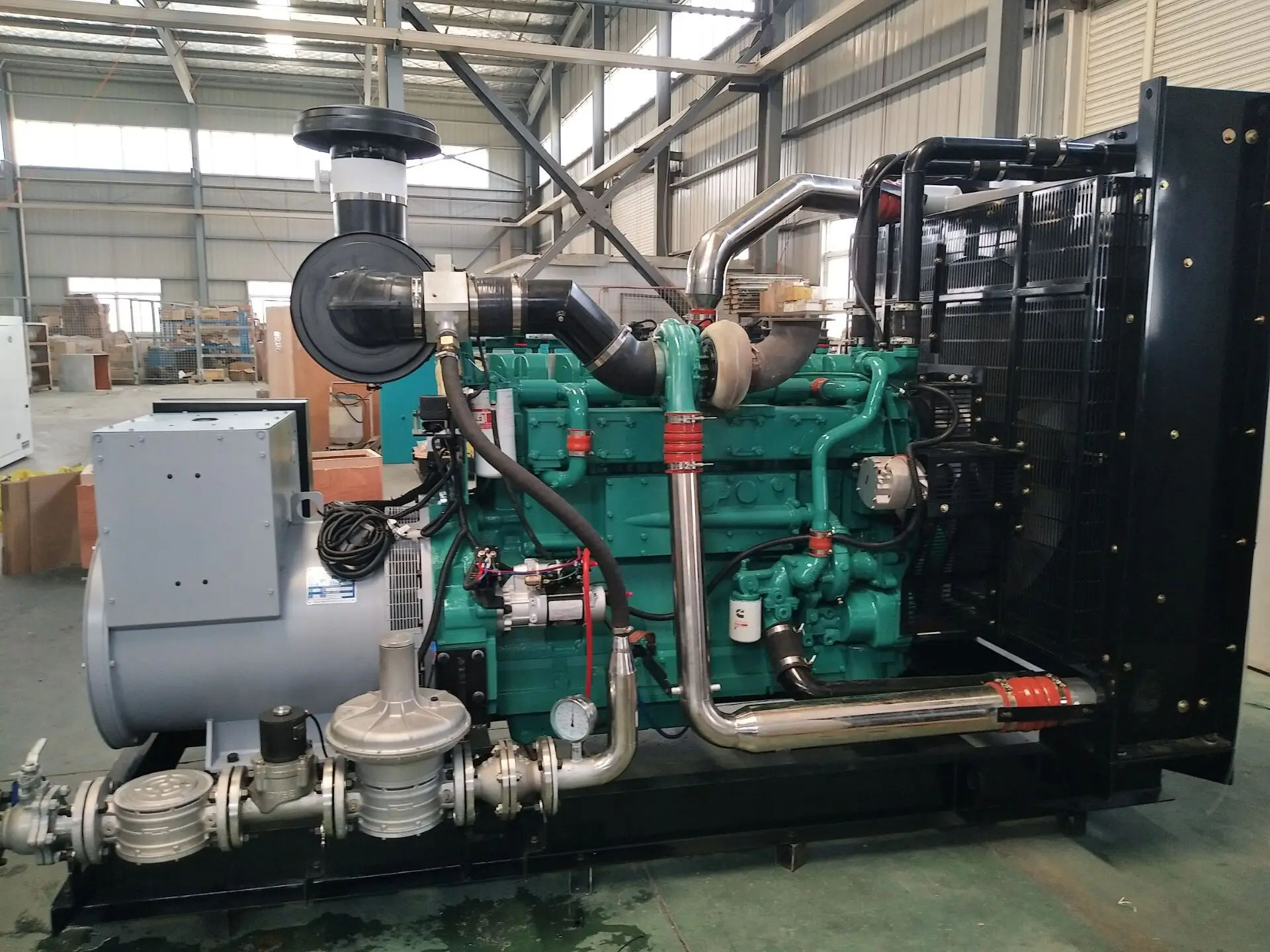 200kw natural gas generator gas turbine generators 200 kw 250kva lpg/cng gas generator China factory price