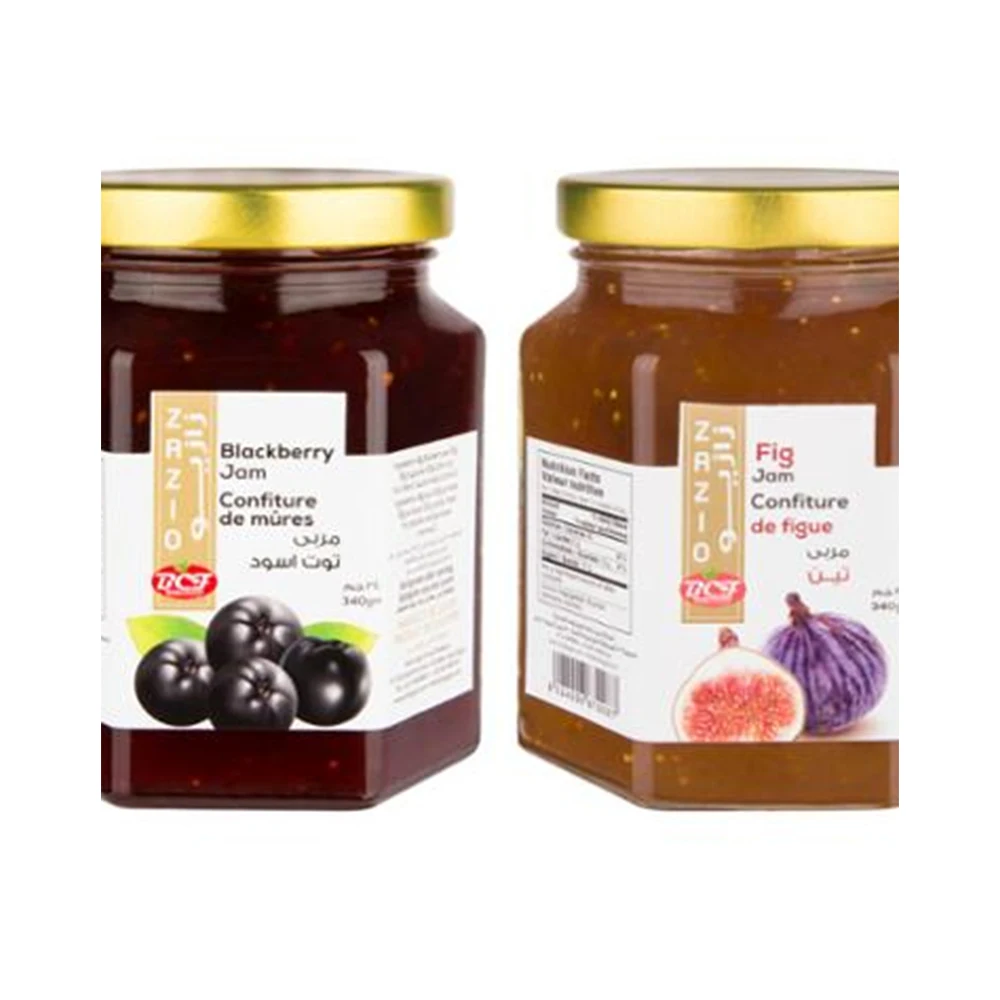 Zazio Hexagonal Fruit Jam 340g Bulk Seasonings and Condiments Jam