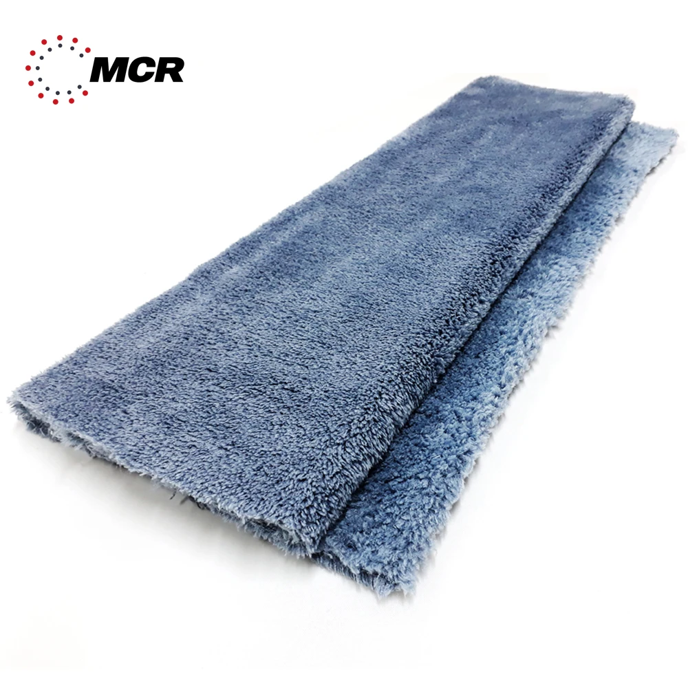 Microfiber Car Polishing Buffing Towel KOREA Plush Coral 400GSM ULTRASONIC CUT KNIFE CUT EDGELESS TOWEL CLOTH KOREANMICROFIBER