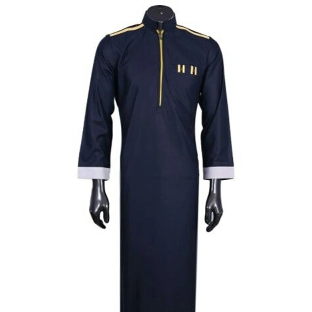 Wholesale Muslim Moroccan Sudanese Thobe For Mens Islamic Clothing Jubbah Thobes Khamis Kaftan Abaya Men
