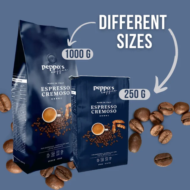 Лучшее итальянское качество 1 кг 70% Robusta 30% Arabica долговечный Крем Эспрессо кофейные зерна для дома