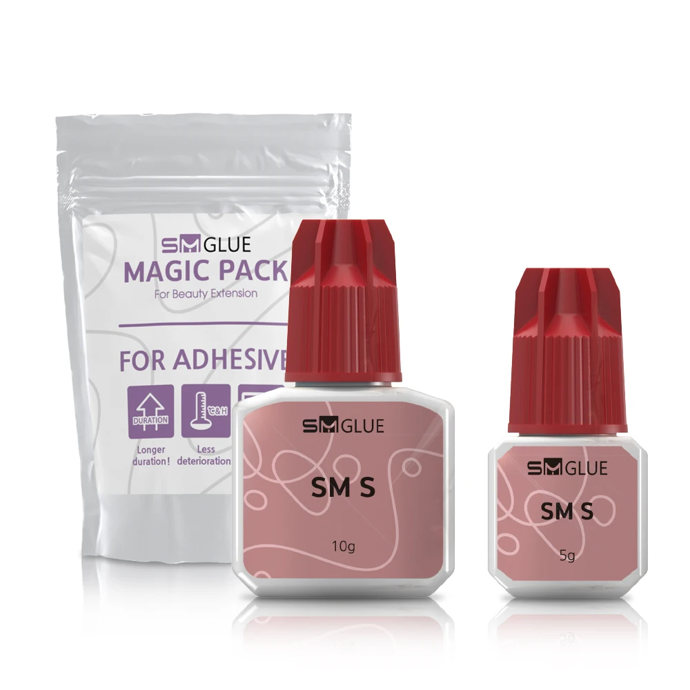 SM GLUE S TYPE EYELASH GLUE BLACK GLUE ADHESIVE FALSE EYELASH BEAUTY TOOL PRIVATE LABEL OEM