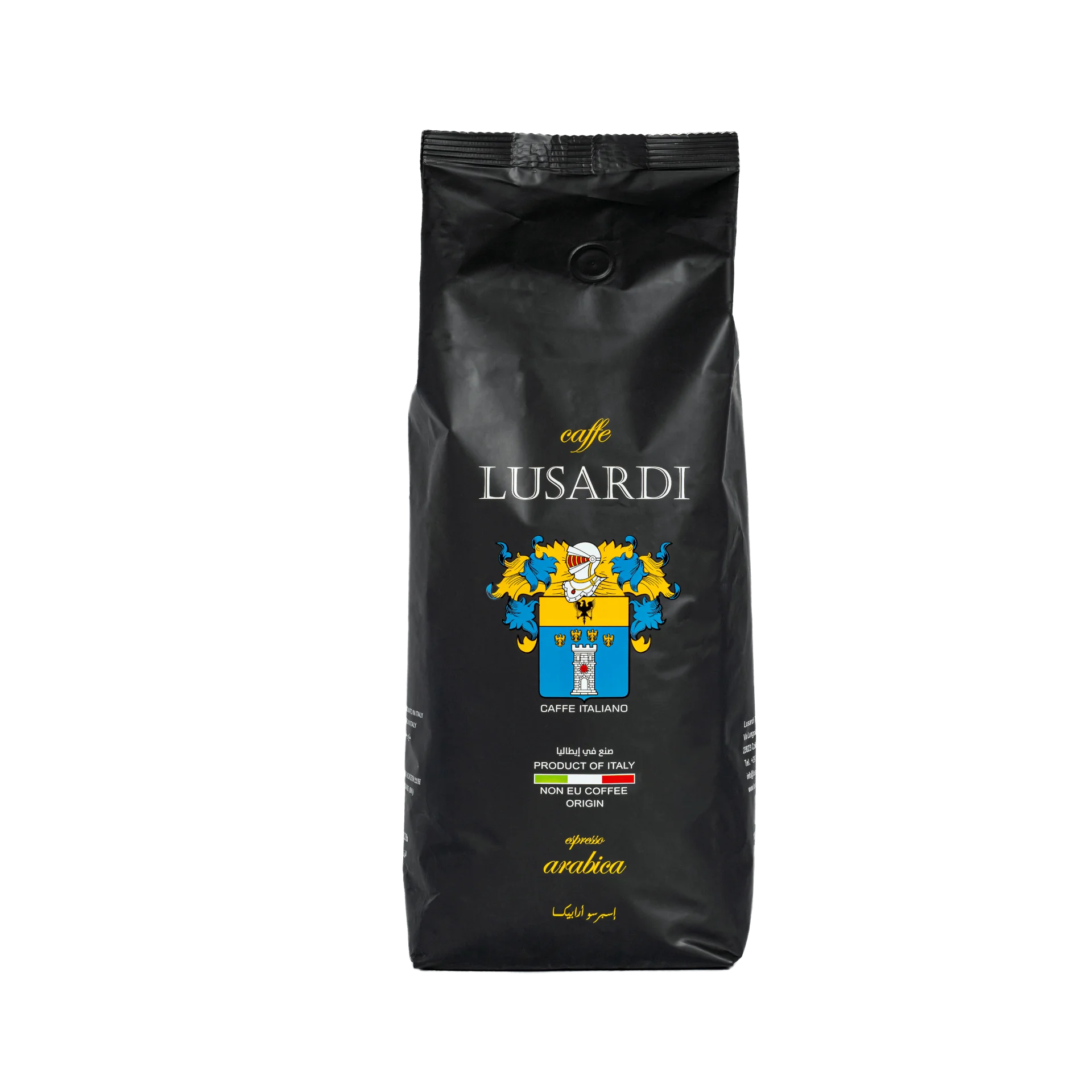  Кофеварка Lusardi Arabica Vip на выбор 100% Арабика итальянский эспрессо жареные кофейные зерна 4 происхождения кофеиновая мягкая кошерная