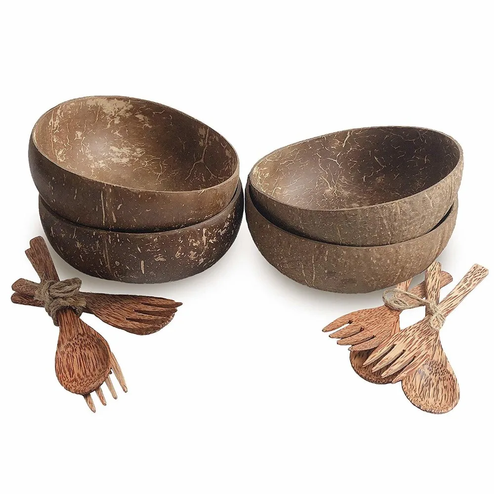 
Natural Eco friendly Coconut Bowl and Coconut Spoon 