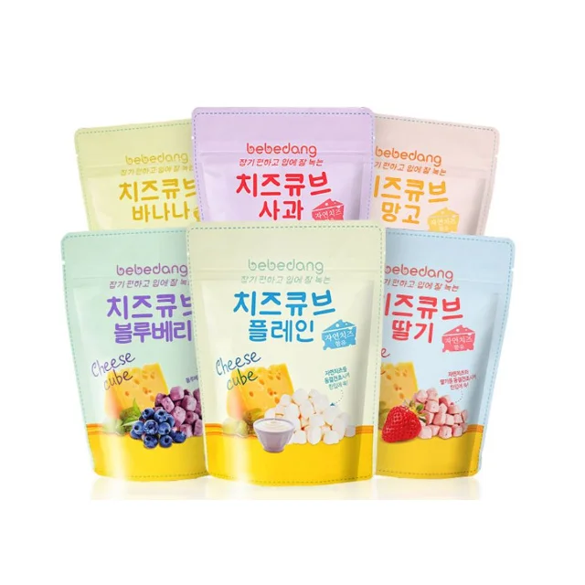 
High quality organic food baby snacks cheese cube made in Korea 