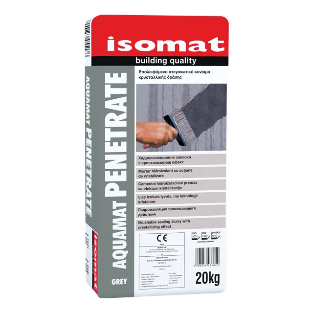 Crystalline waterproofing cement-based slurry