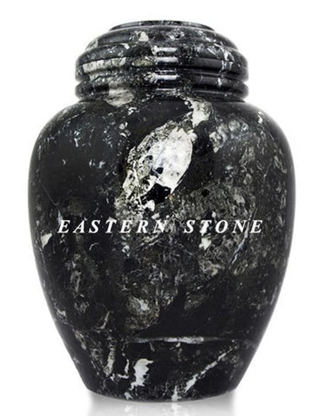 EUROPEAN DESIGN ONYX STONE ASH URNS, WOODEN CREMATION URNS