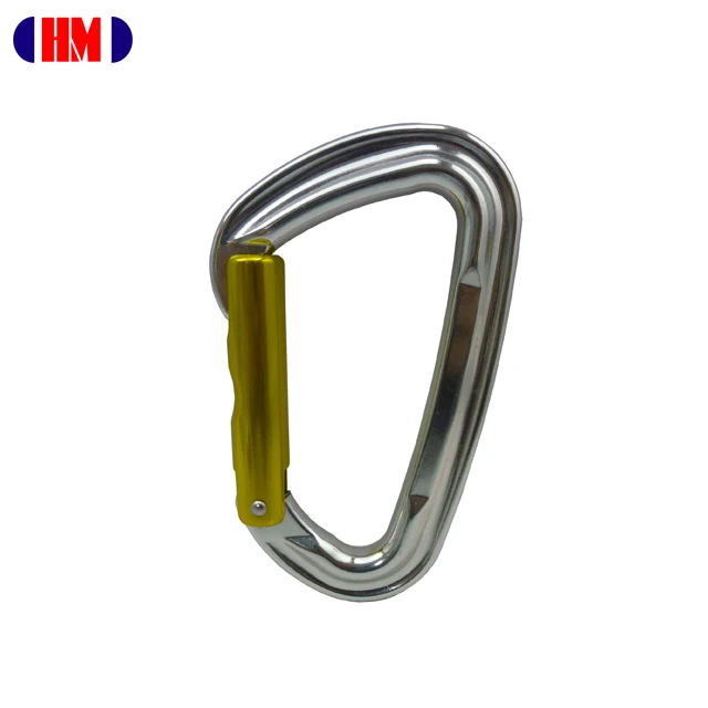 24KN Wire Gate Mountain Climbing Carabiner Made Of Aluminum