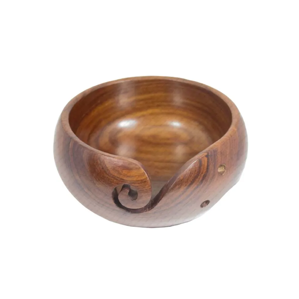 Wooden Yarn Bowl