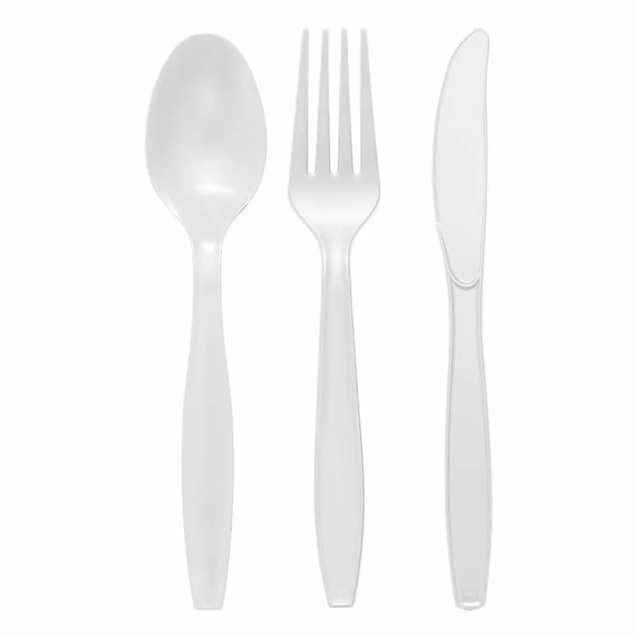 High quality Disposable Plastic Cutlery Set PP Cutlery Set Fancy Hard Plastic For Household or Restaurant Fast Food Shop