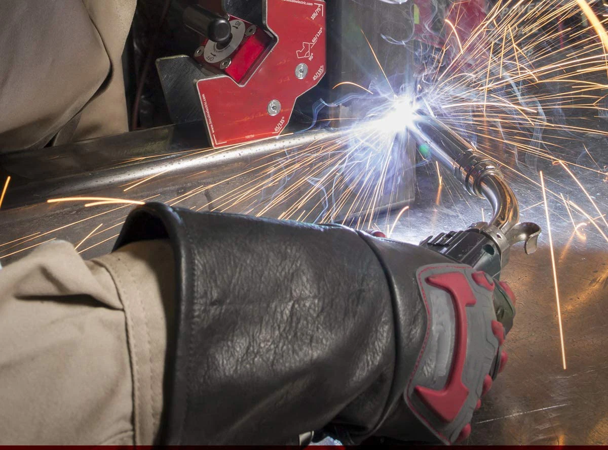 2023 Impact-Resistant Cut-Resistant Safety Gloves Cow Grain Leather Electric Roll Cage Welding/Rigging Gloves for Construction