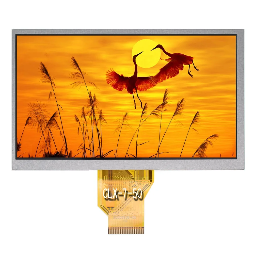 7 дюймов TFT цветная (RGB) 50PIN 800X480 ЖК-дисплей экран для