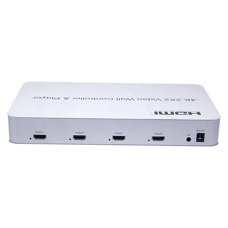  Видеостена 4k 2X2 HDMI настенный контроллер с медиаплеером поддержка 4