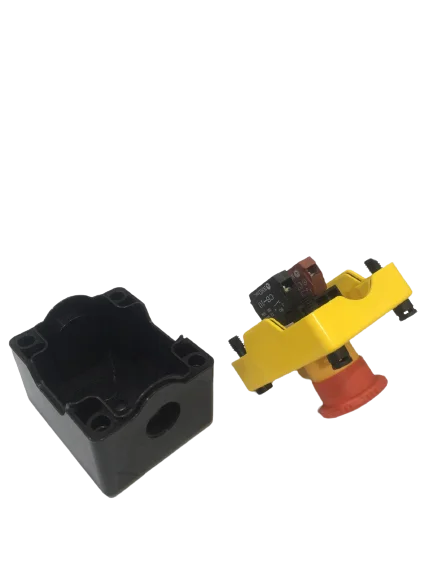 Emergency Mushroom Push Button Enclosure Red Stop Button