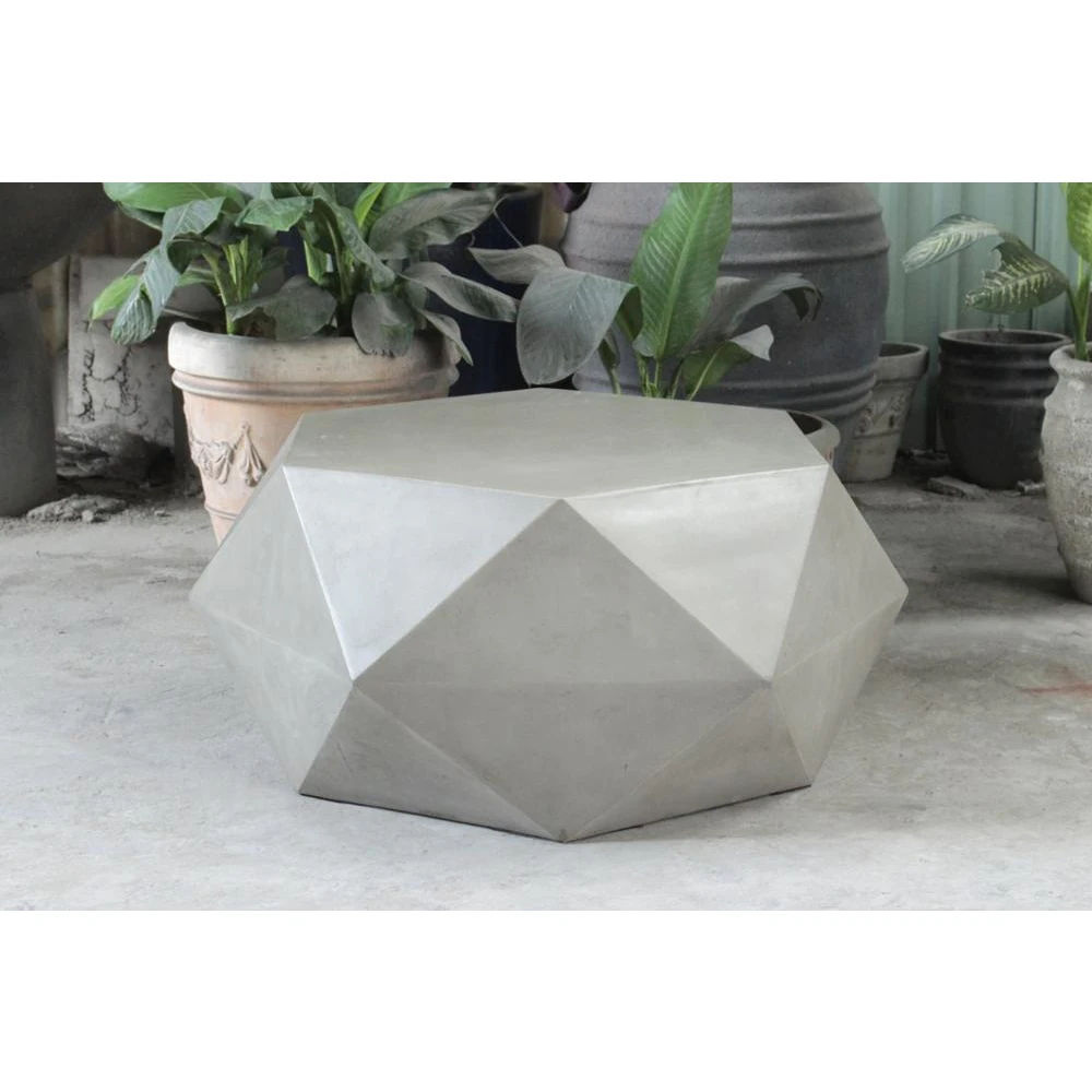 Фабрика по производству высококачественных легких Бетонных геометрических журнальных столиков конкурентоспособным ценам с вьетнамской фабрики