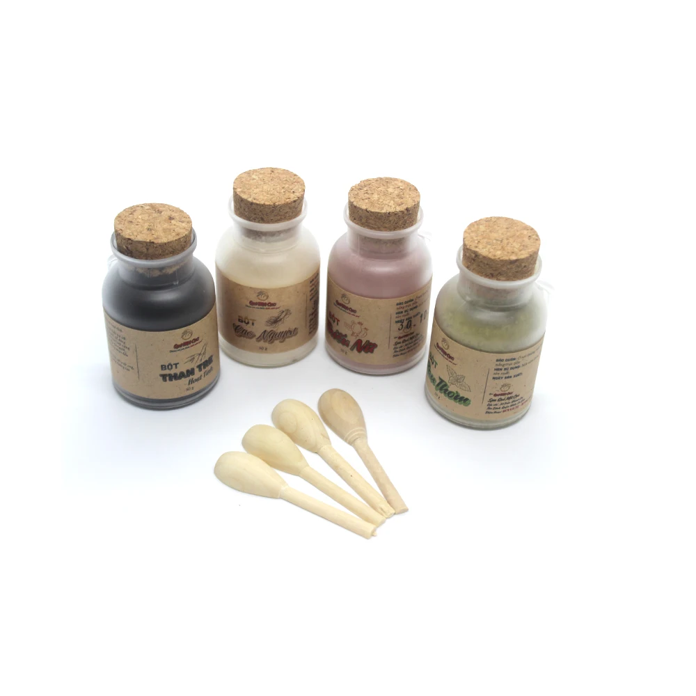 Natural Facial Powder Ginseng powder, pure white clay powder  In Bulk For Wholesales Export Made in Vietnam
