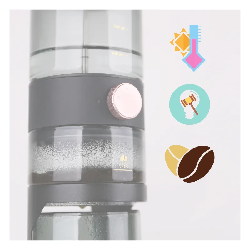 ZOOMLife  Patented Valve Imitating Barista Technique + Stainless Steel Filter + Double Wall Glass Cup Pour Over Coffee Dripper