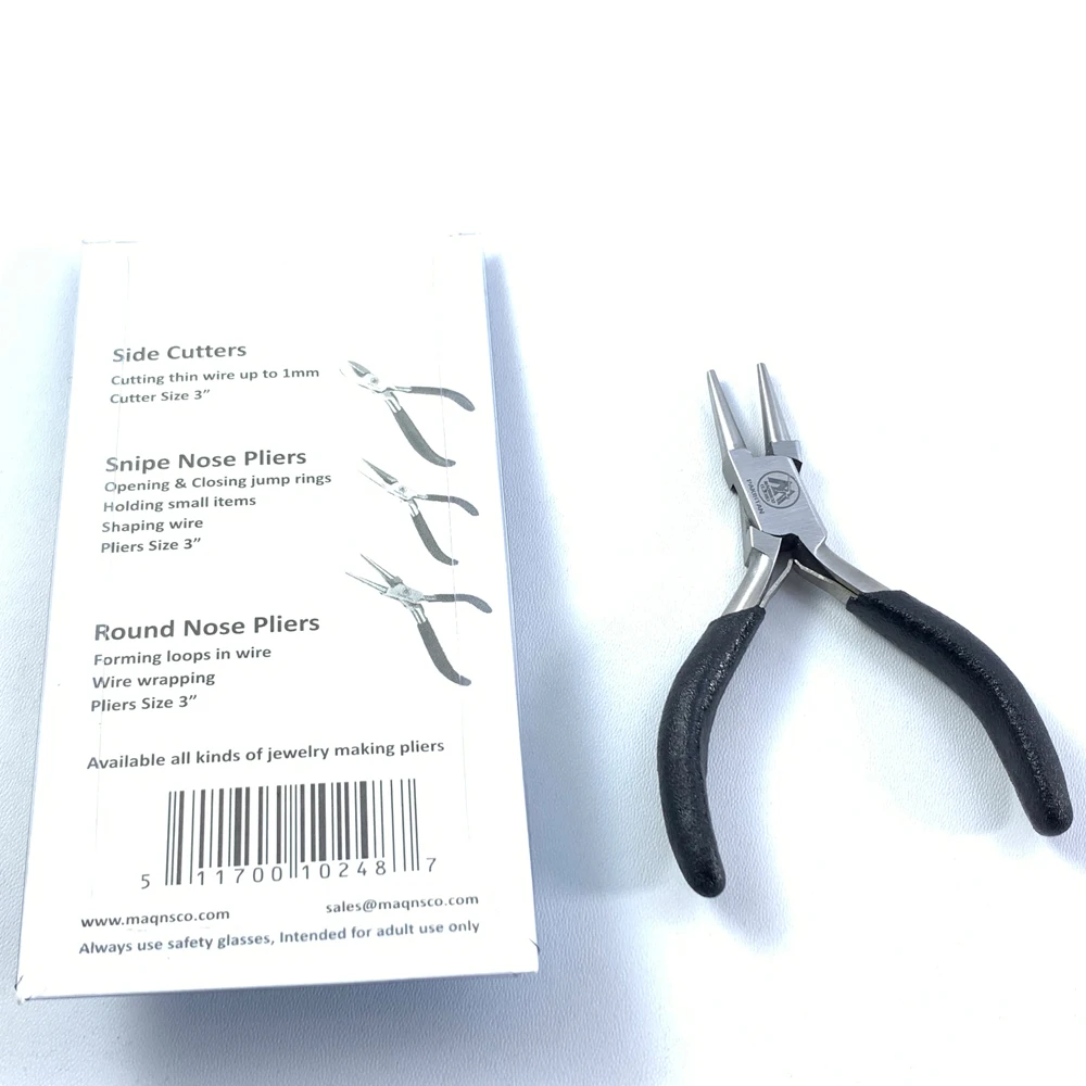 Тонкие плоскогубцы с изогнутой цепью 5 дюймов полированная головка устойчивая к ржавчине и коррозии продлевающая срок службы