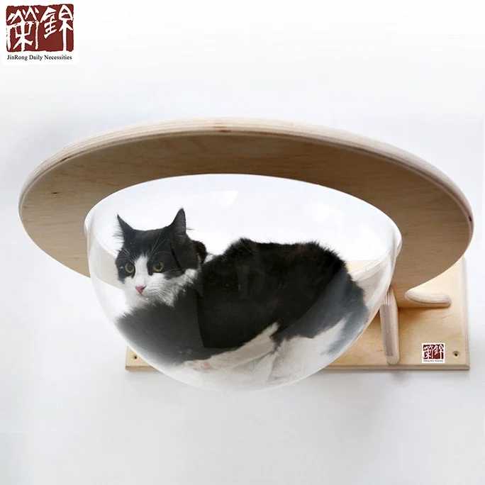 Настенный Прозрачный шезлонг для кошек «Toumey»