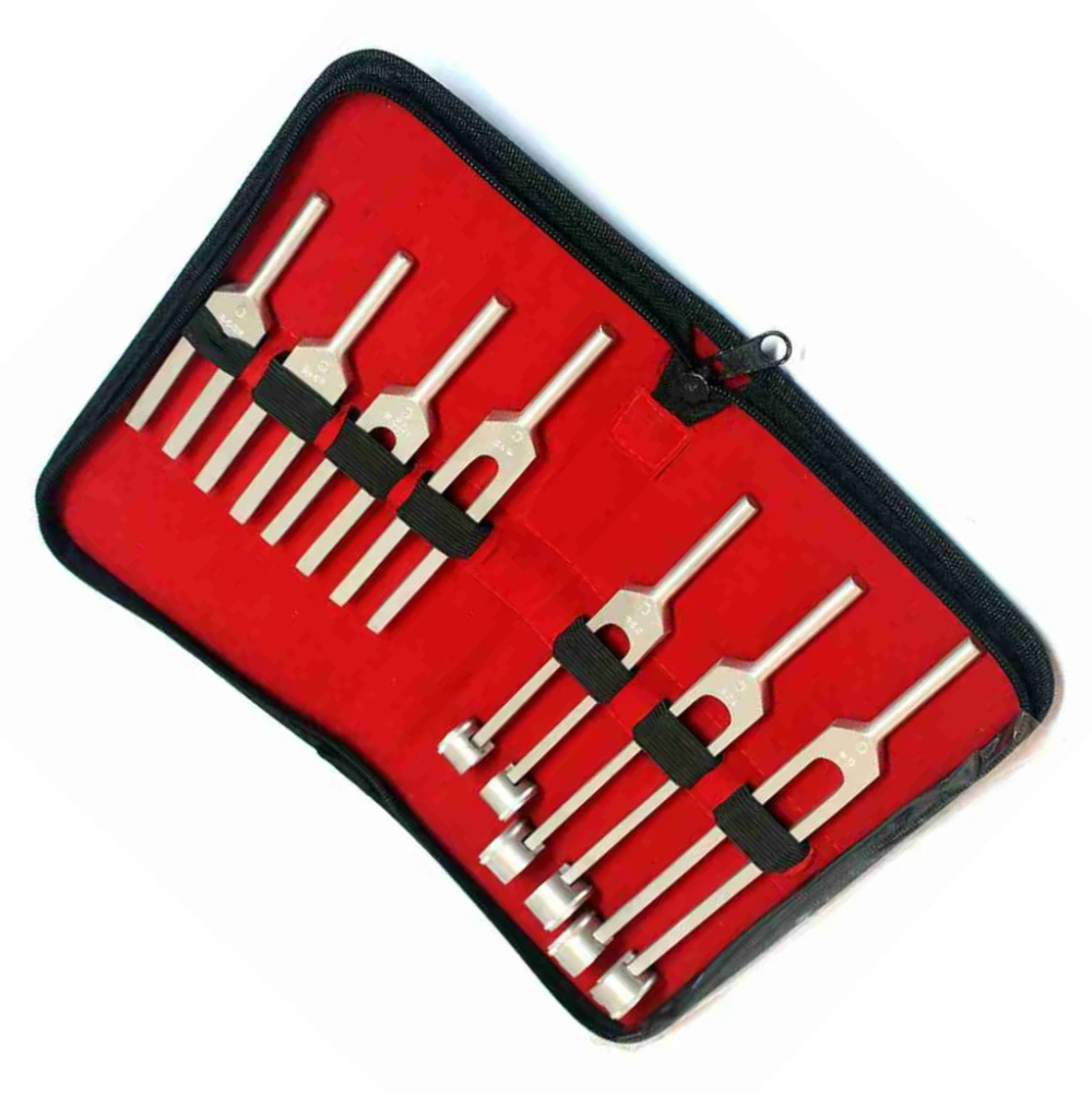 TUNING FORK SET OF 7 PIECES FOR HEALING THERAPY SURGICAL MEDICAL NEUROLOGICAL DIAGNOSTIC INSTRUMENTS      MGI-12