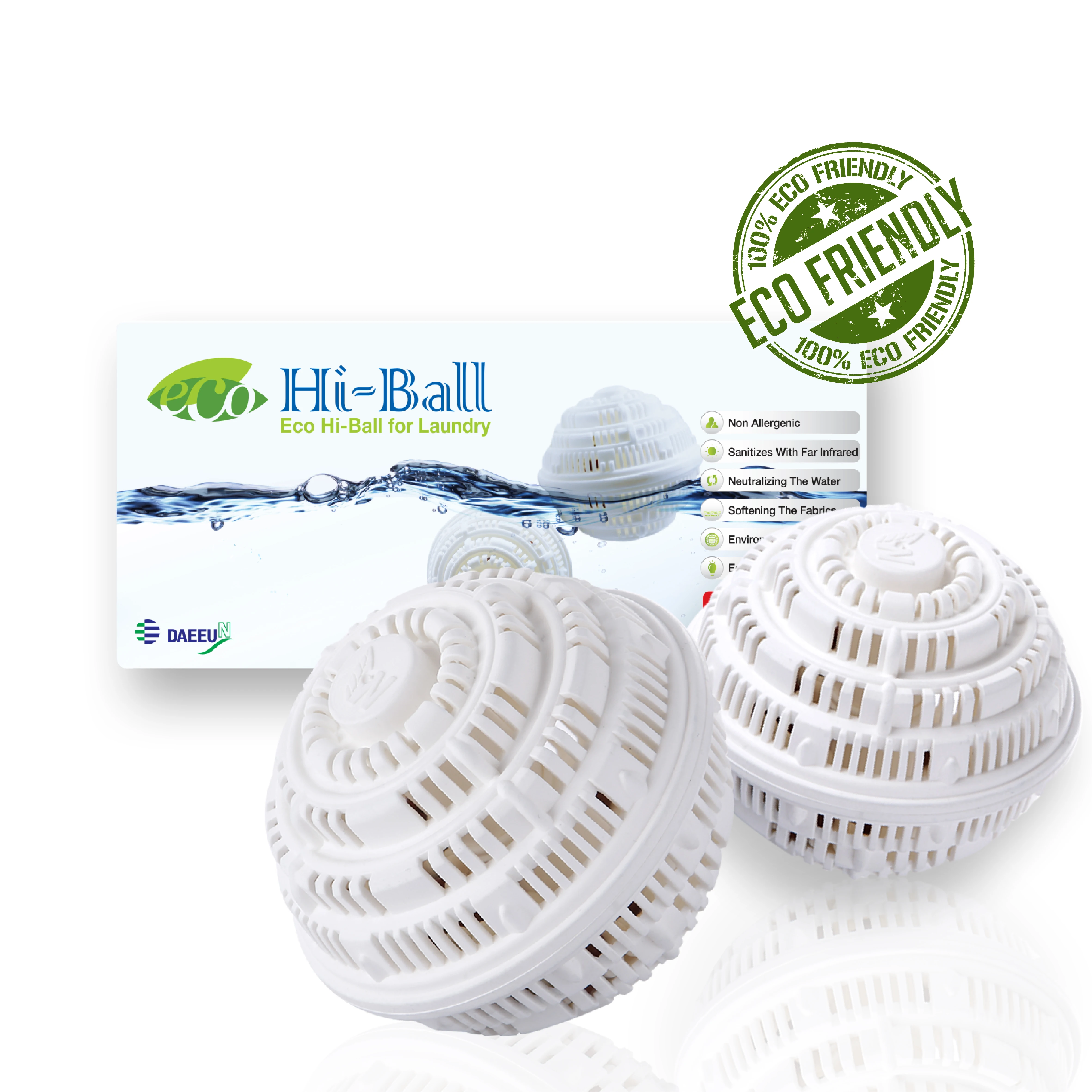 Korean authentic Eco Hi-Ball power clean washing ball