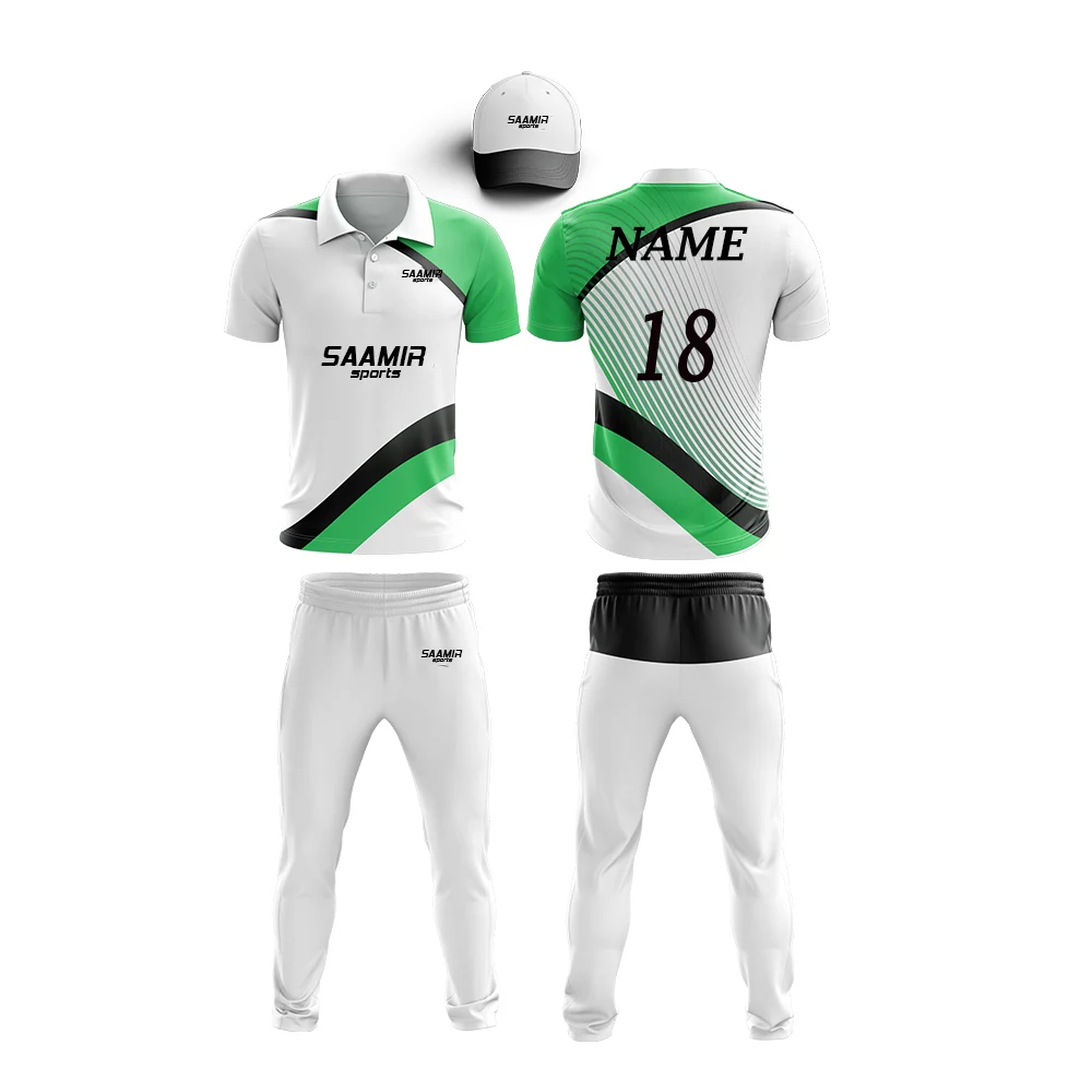 Custom Cricket Team Wear Color Combo / Custom Cricket Uniform Kit Tshirt and Trouser with Custom Design