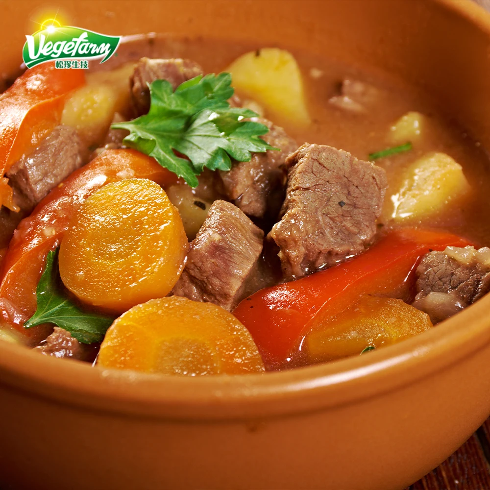 Hot selling Food Supplier Plant Based Meat Vegan Beef Chunk