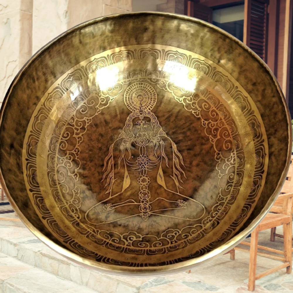 Handmade Tibetan Mantra Buddhist Singing Bowls, Healing & Bells Buddhist Meditation Buddhist Music