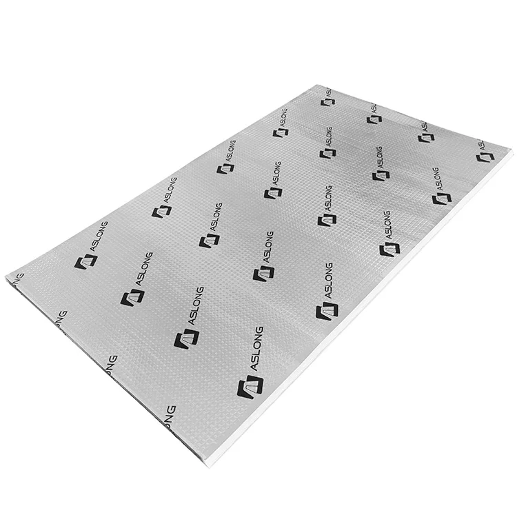 Aslong Silver Aluminum Foil Butyl Rubber Adhesive Soundproofing Sound Damping Material
