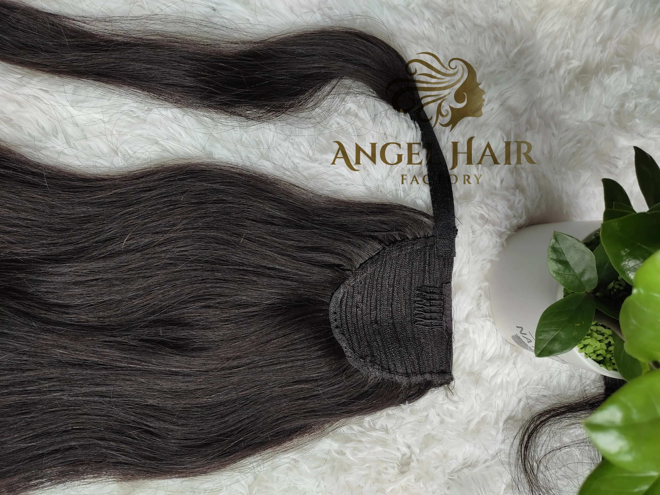 100% натуральные волосы конский хвост длинный прямой кудрявый Реми человеческие все цвета в наличии