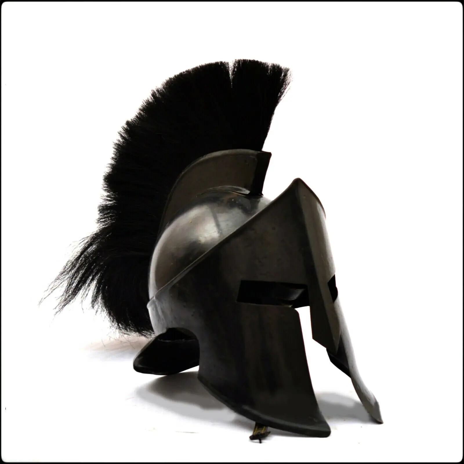 BLACK ROMAN 300 SPARTAN HELMET KING LEONIDAS MOVIE  HELMET MEDIEVAL GIFT
