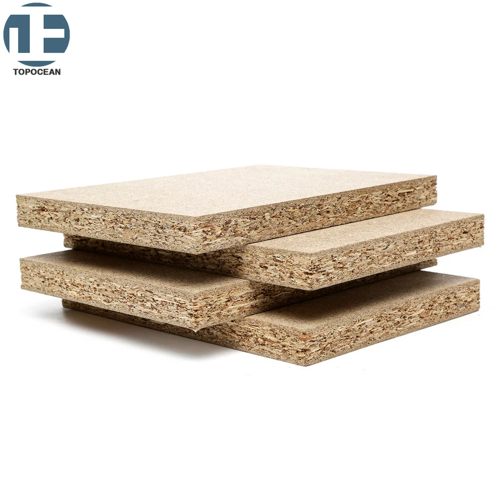 TOPOCEAN P1 CARB  4*8ft 1220*2440mm 15mm thicknesss Laminated Particle Board Mfc Board Mdf Flakeboards chip board for sale