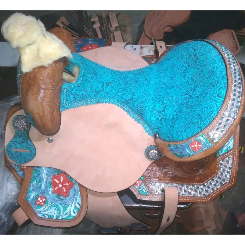 Седло из кожи в западном стиле, только дураки и лошади, седло Бромптона