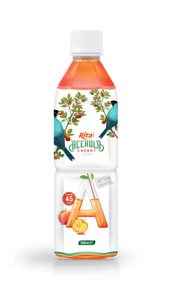 Wholesale 250ml Glass Bottle Sweet Cherry Juice Drink from Vietnam Supplier Natural Healthy Ingredients for Your Body