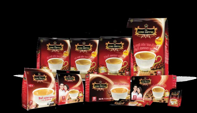 The Top Choice For Caffeinated Instant Coffee From Vietnam Have Bag Packaging Made In Vietnam