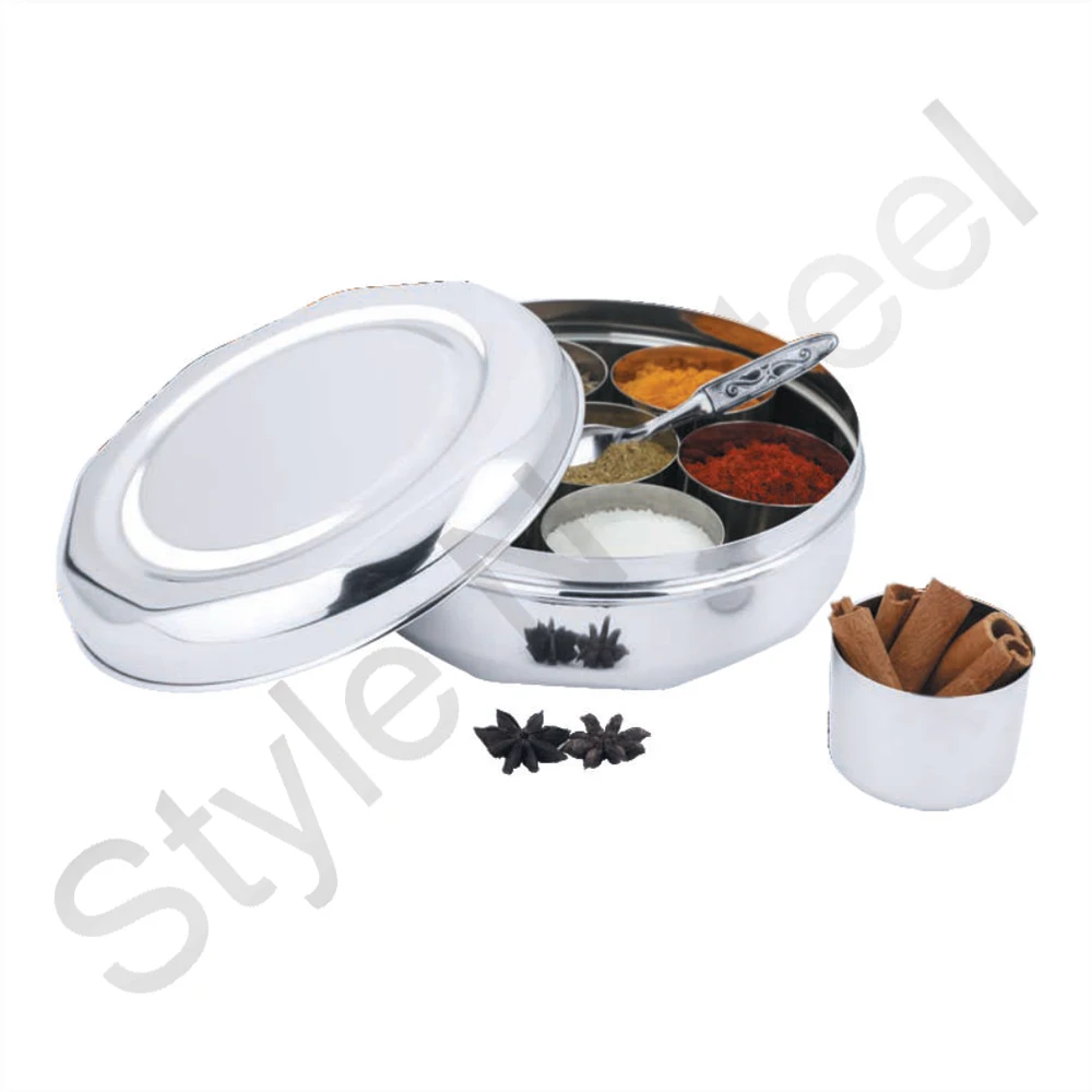 Certainly adds more fun to your cooking experience cheap price Stainless steel Spice Box The quality of steel