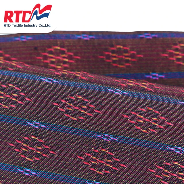 RTD Thai Traditional 100% Polyester Fabric  Uniform, Women Skirts - Red JD 1325