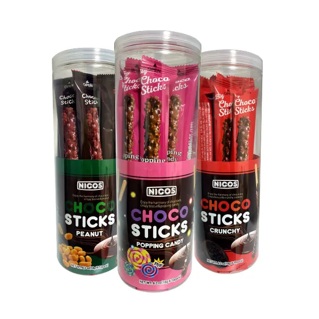 Корейская закуска pebut, палочка Chocoalte, палочка CHOCO (хрустящие, арахисовые, поппинговые конфеты)