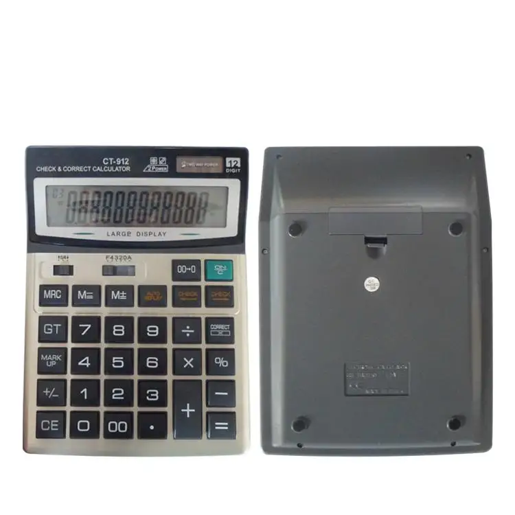 Cheap Desktop Classic Solar Power Office Financial 12 Digits Electronic Calculator