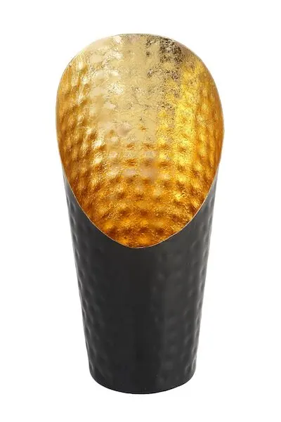 Luxurious Modern Hotel Gold Metal Cylinder Flower Vases For Home Decor