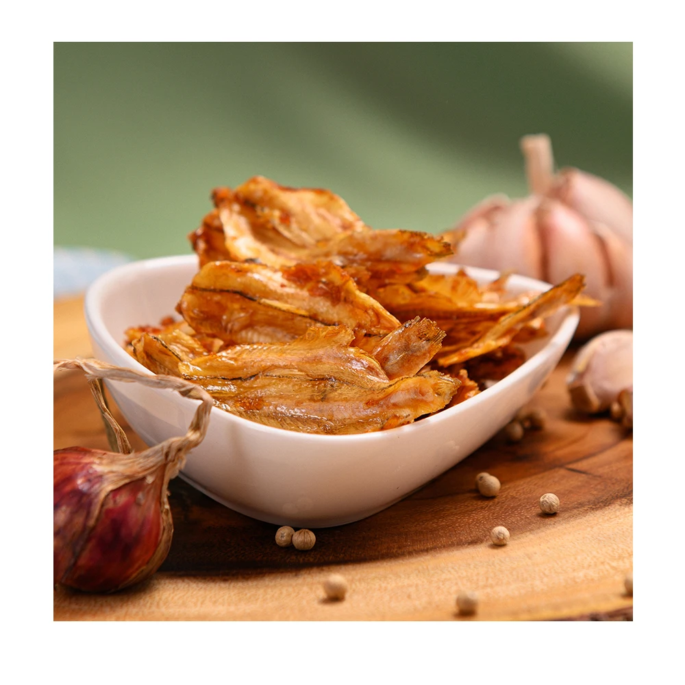 High Quality Asian Fish Snacks Roasted Seasoned White Sardine Original Flavour-Seafood Snack with Semi-Soft Texture