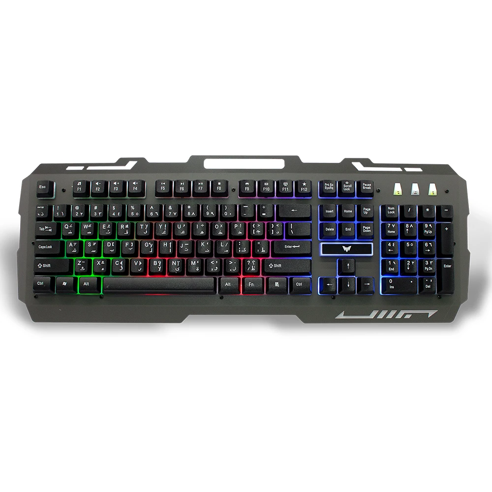 Mechanical custom keyboard wired usb arabic layout cheap price ergonomic keyboard mechanical rgb gamer keyboard