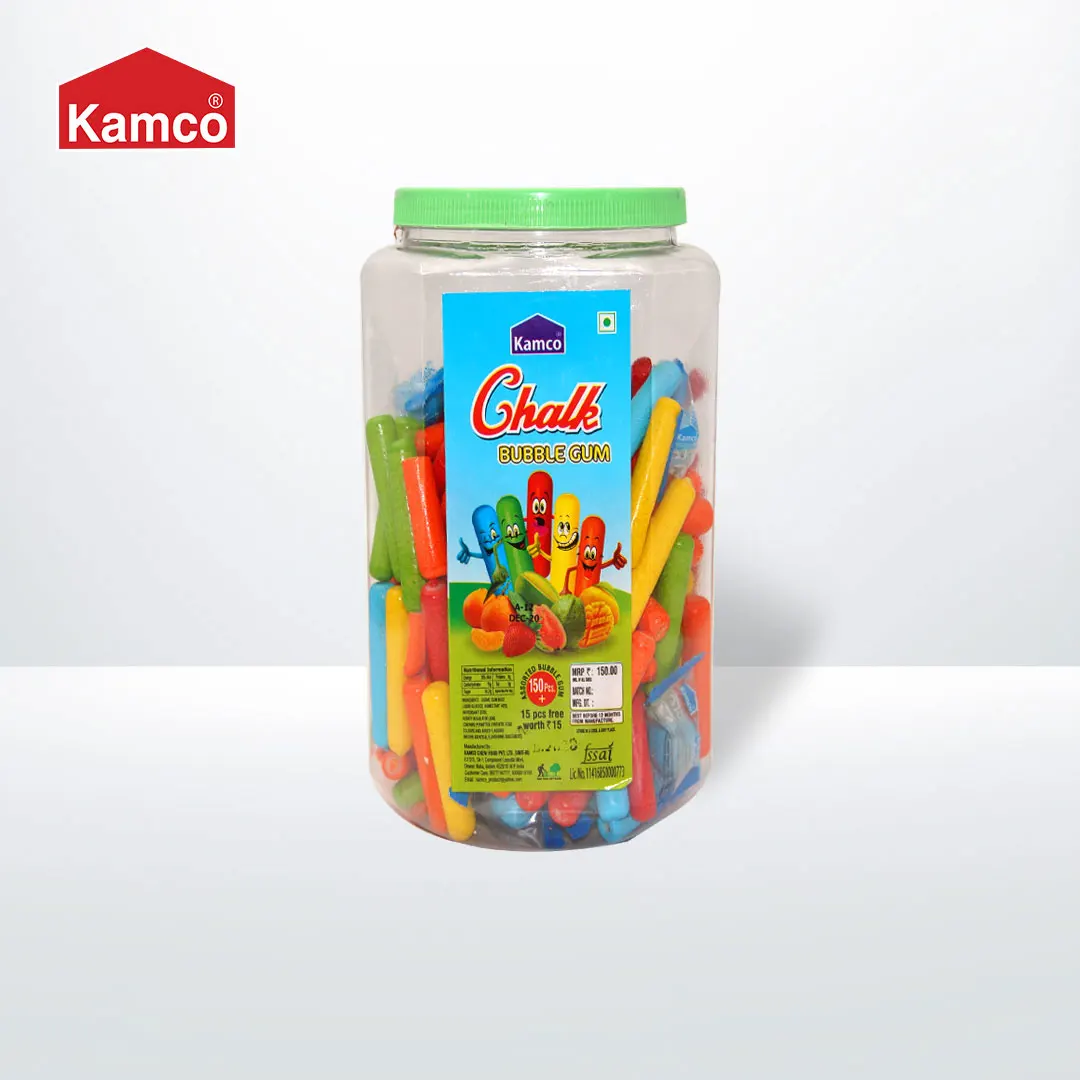 High Quality Chalk Bubble Gum Kamco Assorted Chalk Bubble Gum and Export Quality Assorted Chalk Bubble Gum