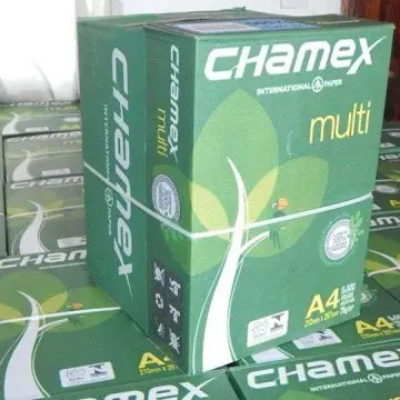 Top Premium Quality Chamex A4 copy paper 80GSM/75GSM/70GSM/Chamex A4 Copier Paper
