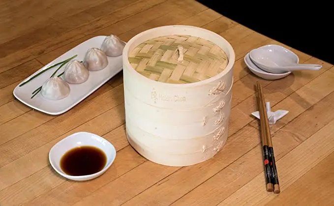 Dim Sum Box  Brown Color Large Size Finest Quality Steamer Box  Hotel Accessories Tableware Wedding & Street Food Supplies