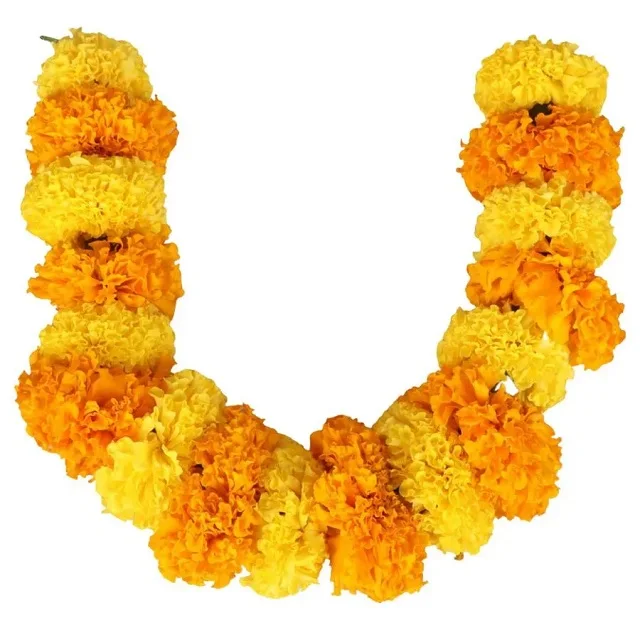 Wedding decoration Marigold Kadambam String Fresh Natural Indian Natural Hand Flowers for weeding decoration