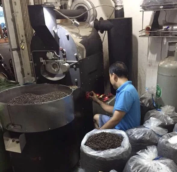 Viet Nam Best Price Coffee Roaster 5kg to 120 Kg with profile Spare Parts Provided Nuts Ordinary Product MD 2.0 X1.0x1.5 (meter)