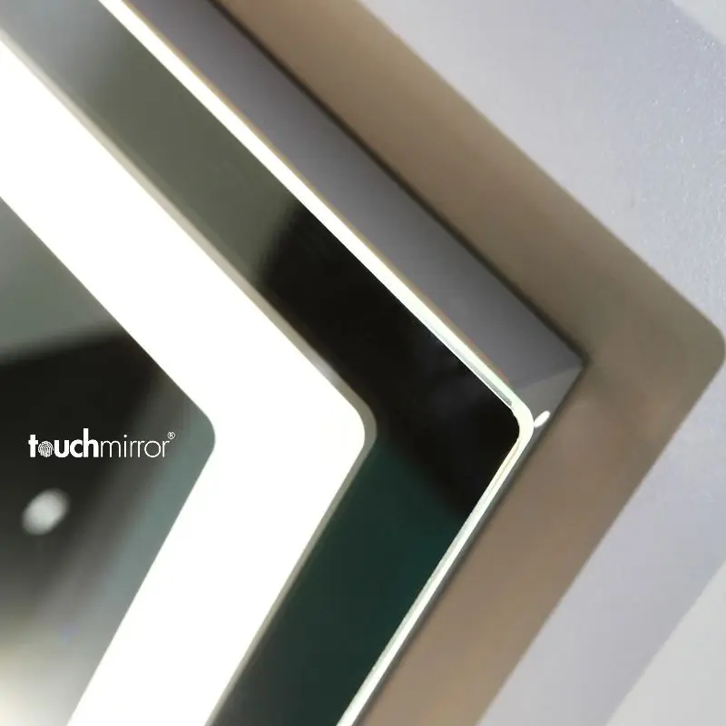 Сенсорное зеркало UL для украшения дома отеля, роскошное зеркало с ночным освещением