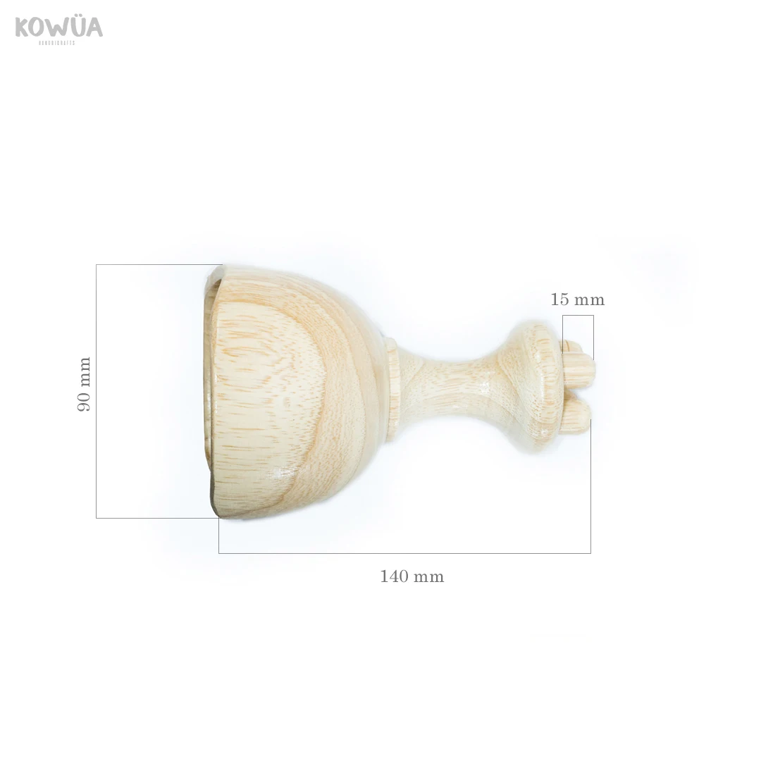 Measuring cups with wooden handle, Wood therapy cupping, Wood cupping set