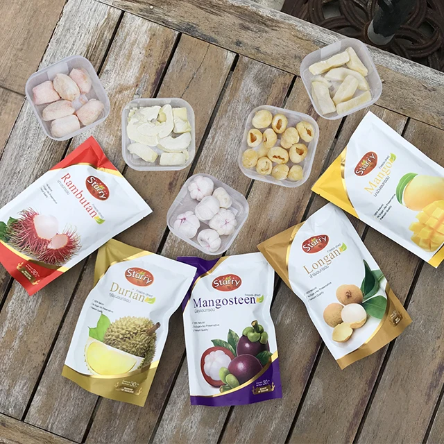 Starry 100% Natural Freeze Dried Fruit Rambutan Premium Quality Thailand 30g